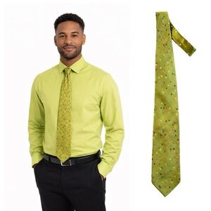 Moschino Green Tie with Star Pattern
See discount for bundles of 3, 5, 10 ties